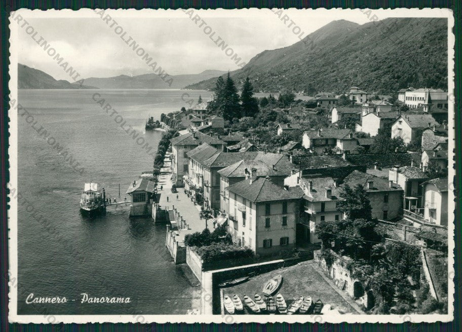 Verbania Cannero Lago Maggiore Battello Foto FG cartolina KV8200 – fronte