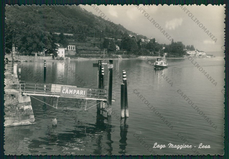 Novara Lesa Lago Maggiore PIEGHINA Foto FG cartolina KV8206 – fronte