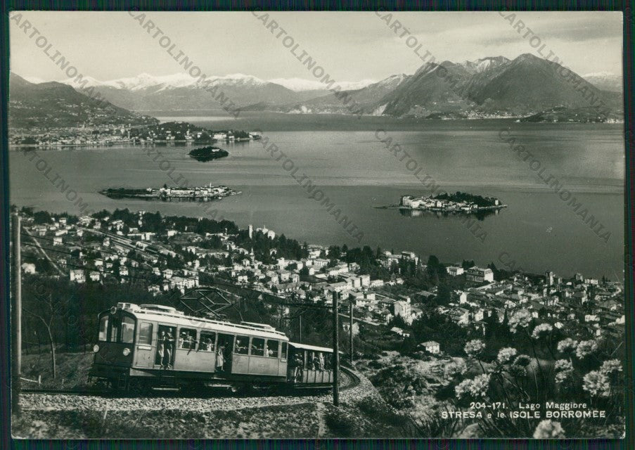 Verbania Stresa Isole Lago Maggiore Funivia Mottarone Foto FG cartolina KV8213 – fronte