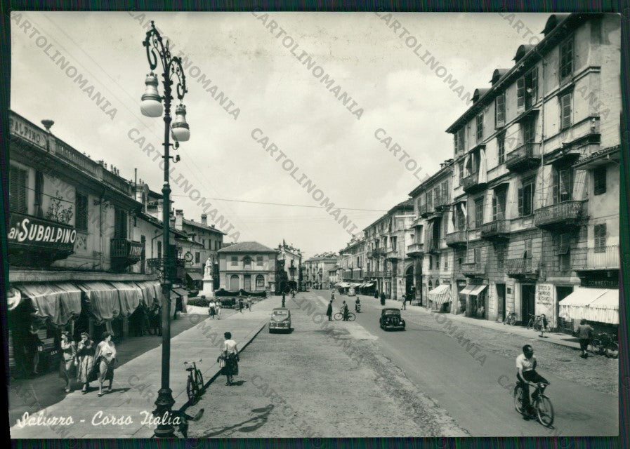 Cuneo Saluzzo Auto Foto FG cartolina KV8219 – fronte