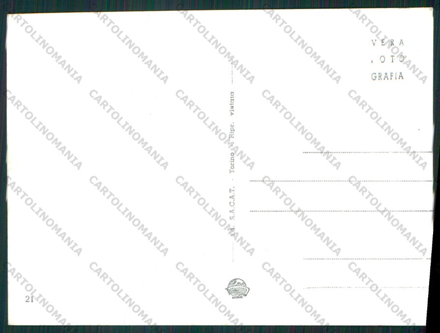 Cuneo Saluzzo Auto Foto FG cartolina KV8219 – retro