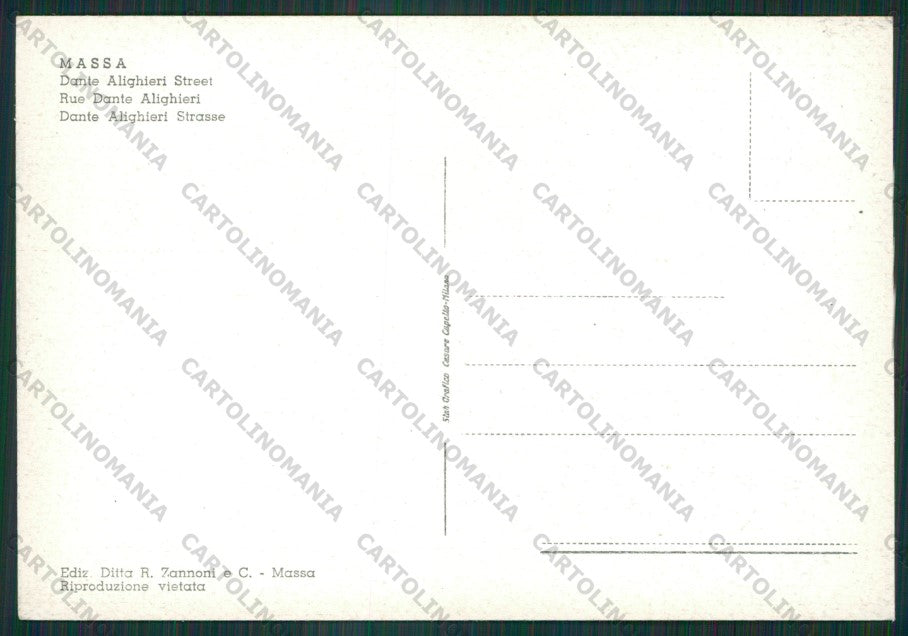 Massa Citta FG cartolina KV8257 – retro