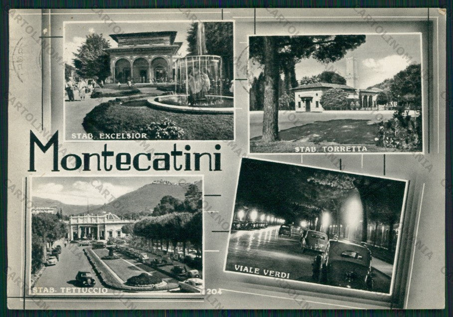 Pistoia Montecatini FG cartolina KV8268 – fronte