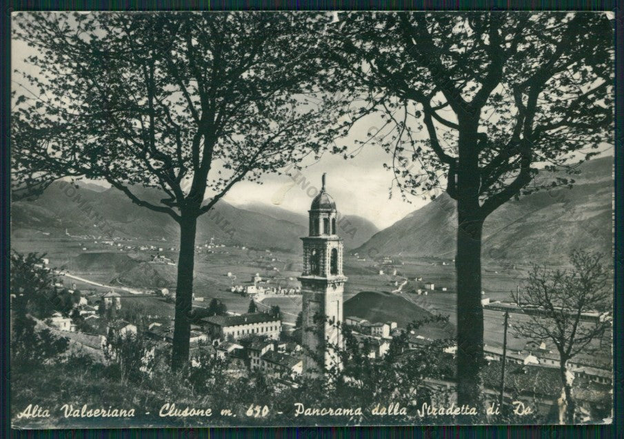 Bergamo Clusone Alta Valseriana STRAPPO Foto FG cartolina KV8272 – fronte