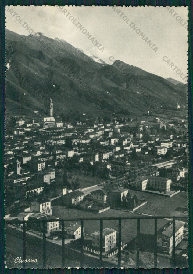Bergamo Clusone STRAPPO Foto FG cartolina KV8273 – fronte