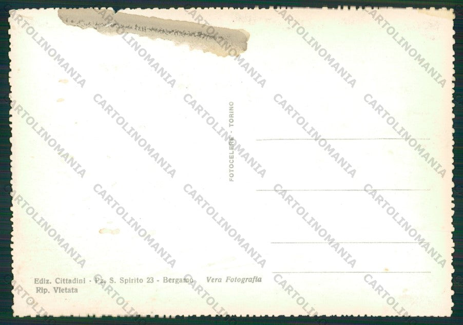 Bergamo Clusone STRAPPO Foto FG cartolina KV8273 – retro