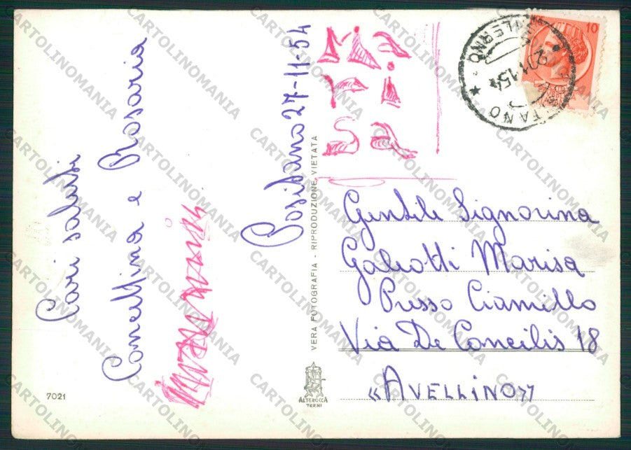 Salerno Positano Foto FG cartolina KV8294 – retro