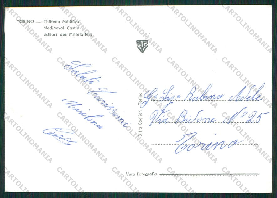 Torino Città Auto VespaFoto FG cartolina KV8296 – retro