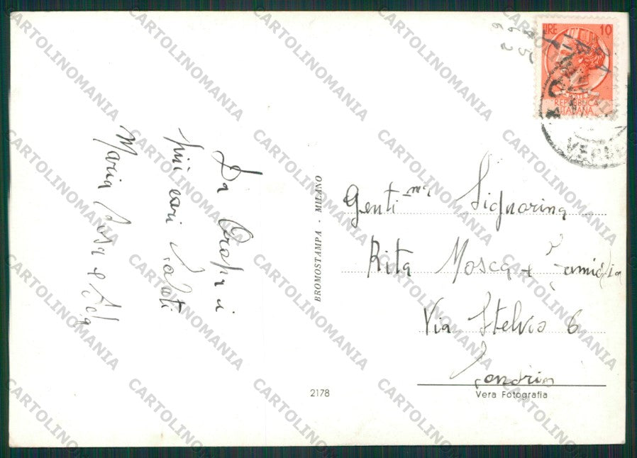 Biella Oropa Santuario Teleferica Foto FG cartolina KV8308 – retro