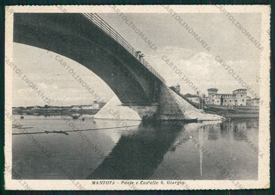 Mantova Città Castello San Giorgio PIEGA FG cartolina KV8325 – fronte