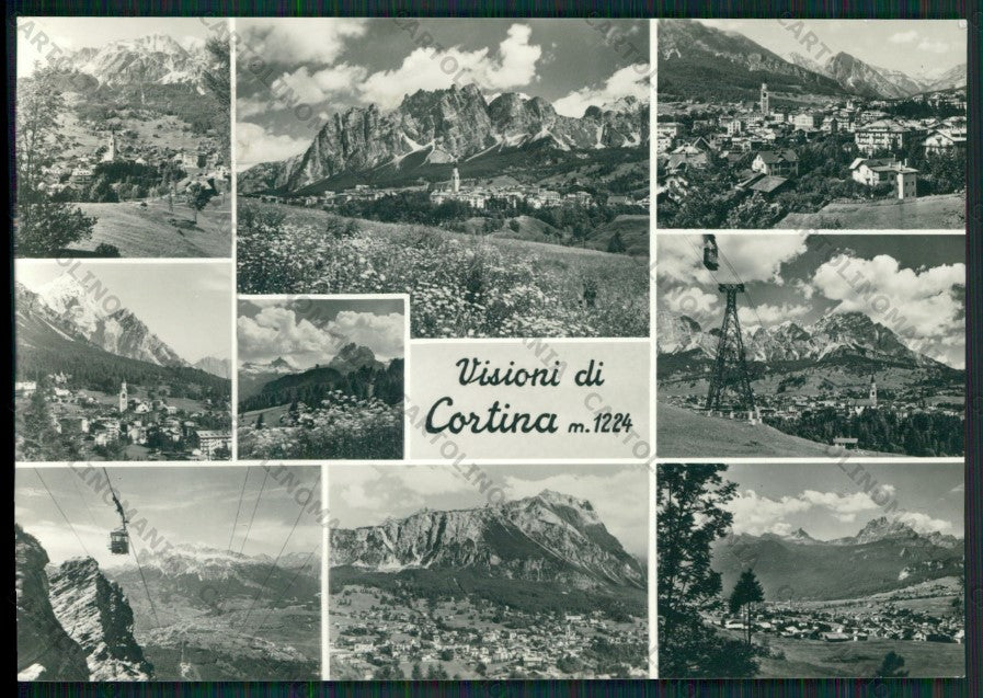 Belluno Cortina Foto FG cartolina KV8334 – fronte