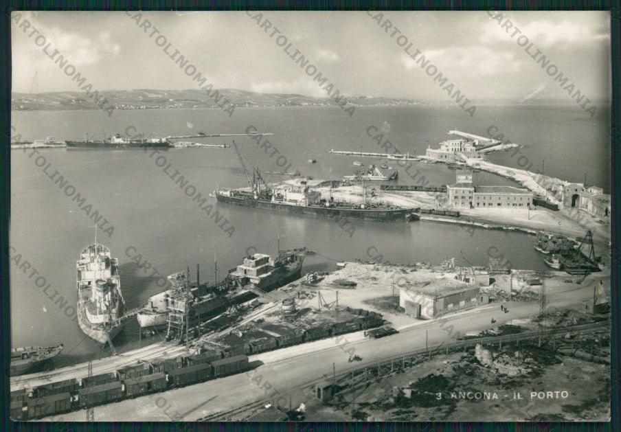 Ancona Città Navi Foto FG cartolina KV8339 – fronte