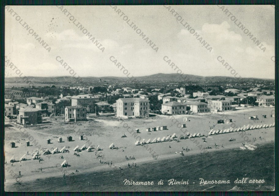 Rimini Miramare di FG cartolina KV8365 – fronte