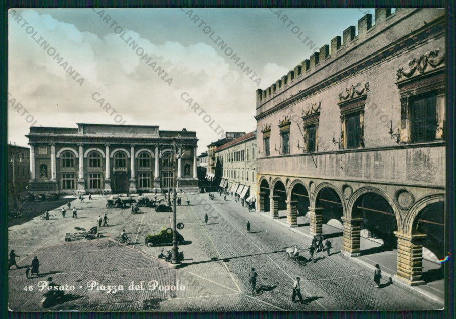 Pesaro Città Auto Foto FG cartolina KV8367 – fronte