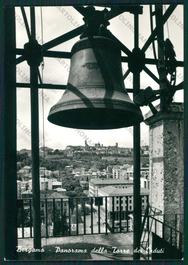 Bergamo Città Campana Foto FG cartolina KV8375 – fronte