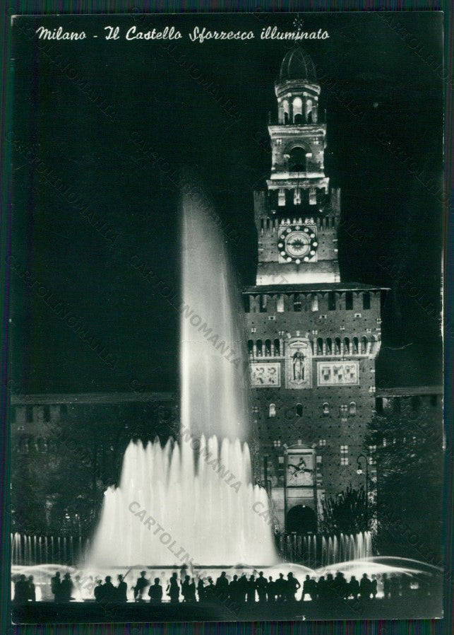 Milano Città Castello Sforzesco PIEGA Foto FG cartolina KV8380 – fronte