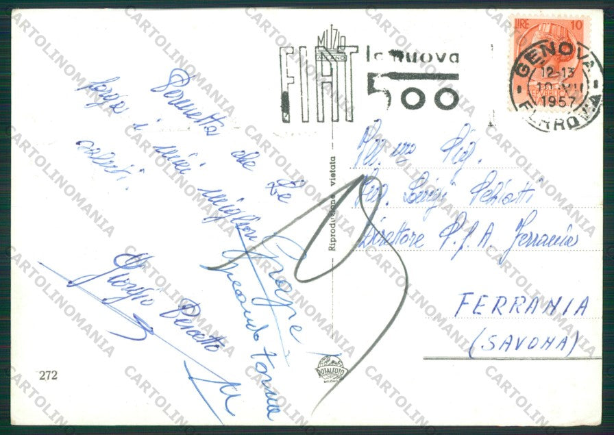 Milano Città PIEGHE Foto FG cartolina KV8381 – retro