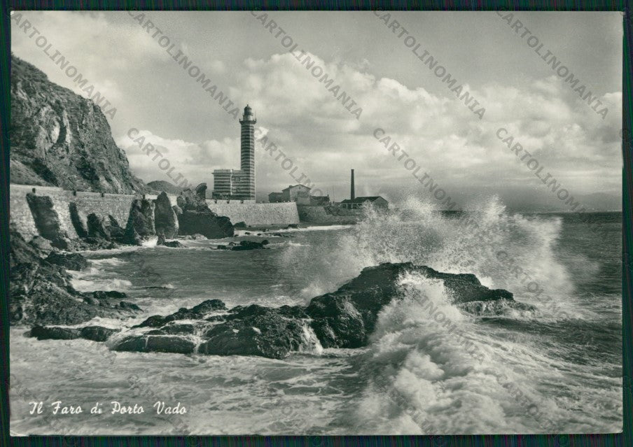 Savona Porto Vado Faro Foto FG cartolina KV8387 – fronte