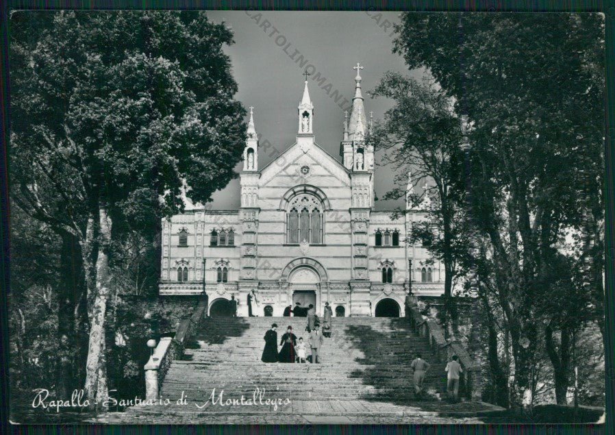 Genova Rapallo Santuario Montallegro Foto FG cartolina KV8395 – fronte