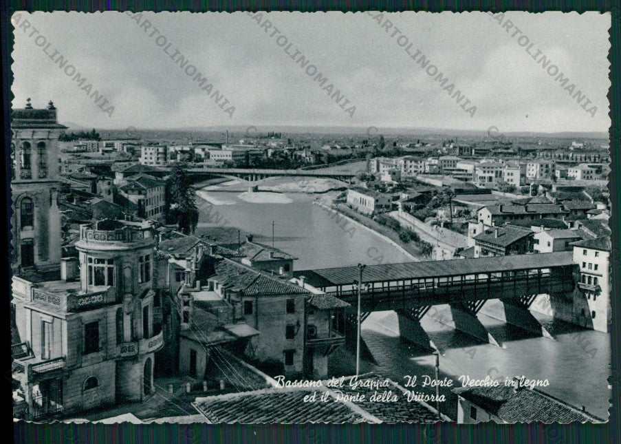 Vicenza Bassano del Grappa Ponte in Legno Foto FG cartolina KV8402 – fronte