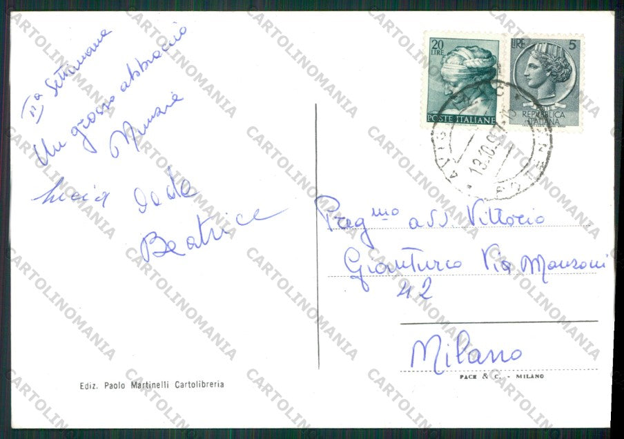Potenza Avigliano Foto FG cartolina KV8404 – retro