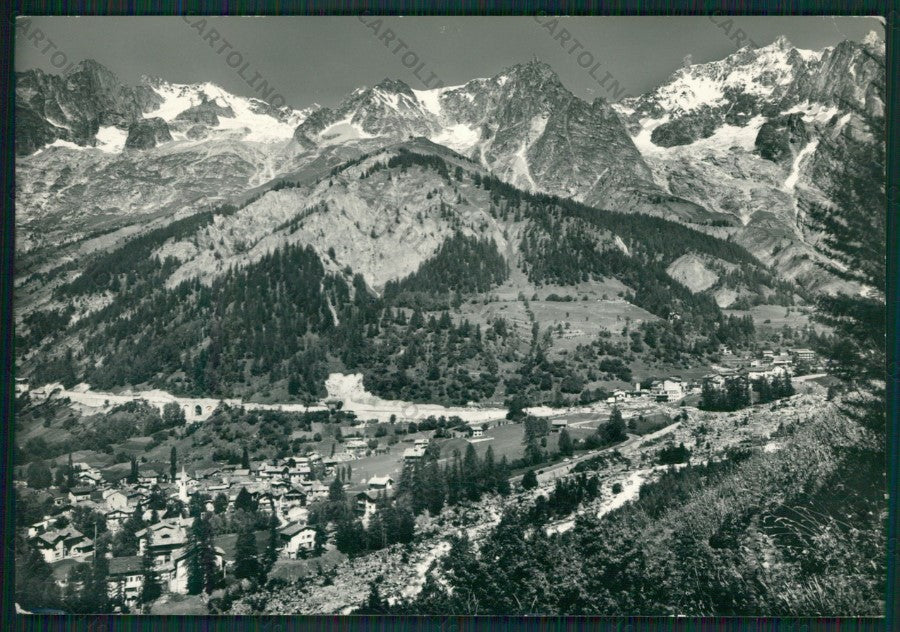 Aosta Courmayeur PIEGHINA Foto FG cartolina KV8415 – fronte