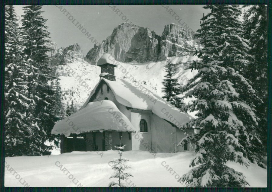Bolzano Passo Carezza Catinaccio Nevicata Foto FG cartolina KV8423 – fronte