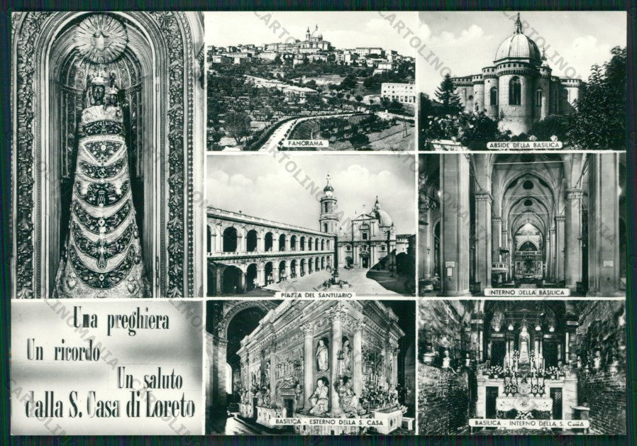 Ancona Loreto Saluti da Foto FG cartolina KV8425 – fronte