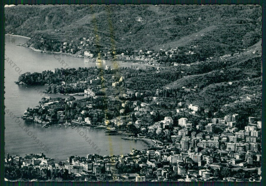 Genova Rapallo Golfo Tigullio MACCHIA Foto FG cartolina KV8463 – fronte