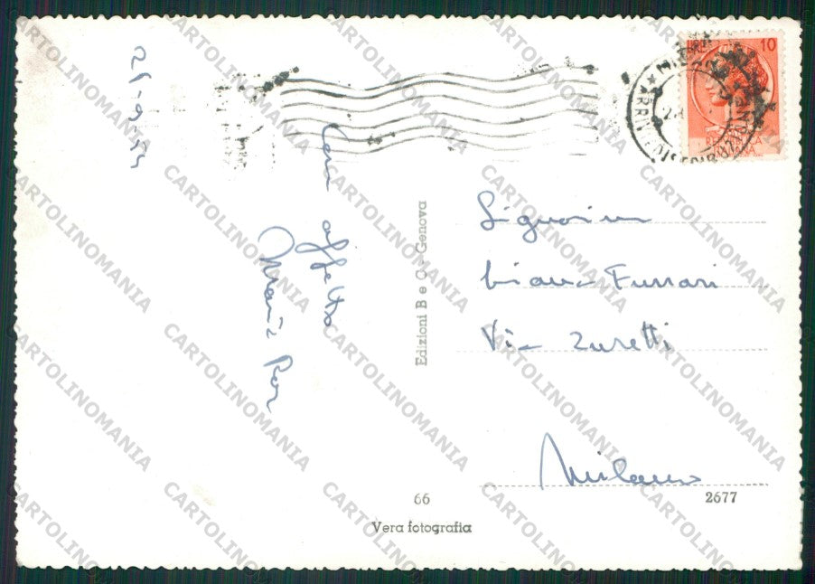 Genova Nervi Foto FG cartolina KV8466 – retro
