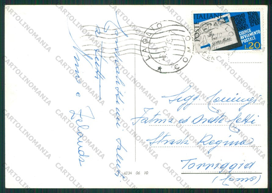 Genova Rapallo Fontana Foto FG cartolina KV8472 – retro