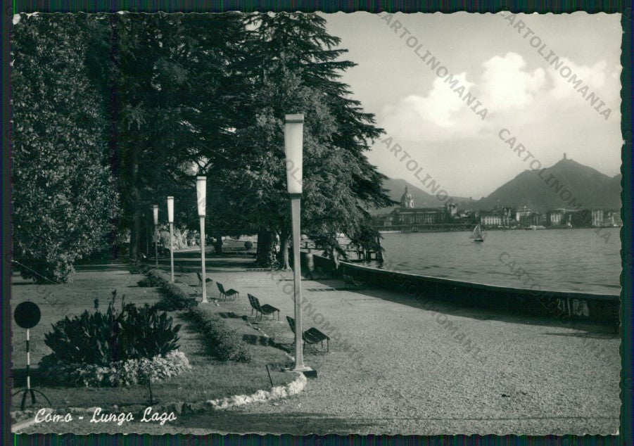 Como Città Lago di PIEGHE Foto FG cartolina KV8481 – fronte