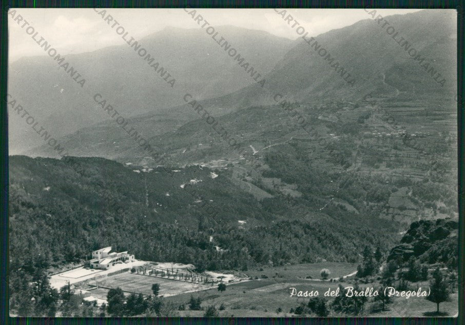 Pavia Pregola Passo del Brallo Tennis PIEGHINA Foto FG cartolina KV8482 – fronte