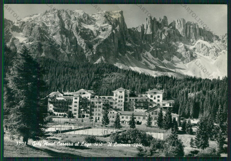 Bolzano Nova Levante Carezza al Lago Latemar Foto FG cartolina KV8487 – fronte