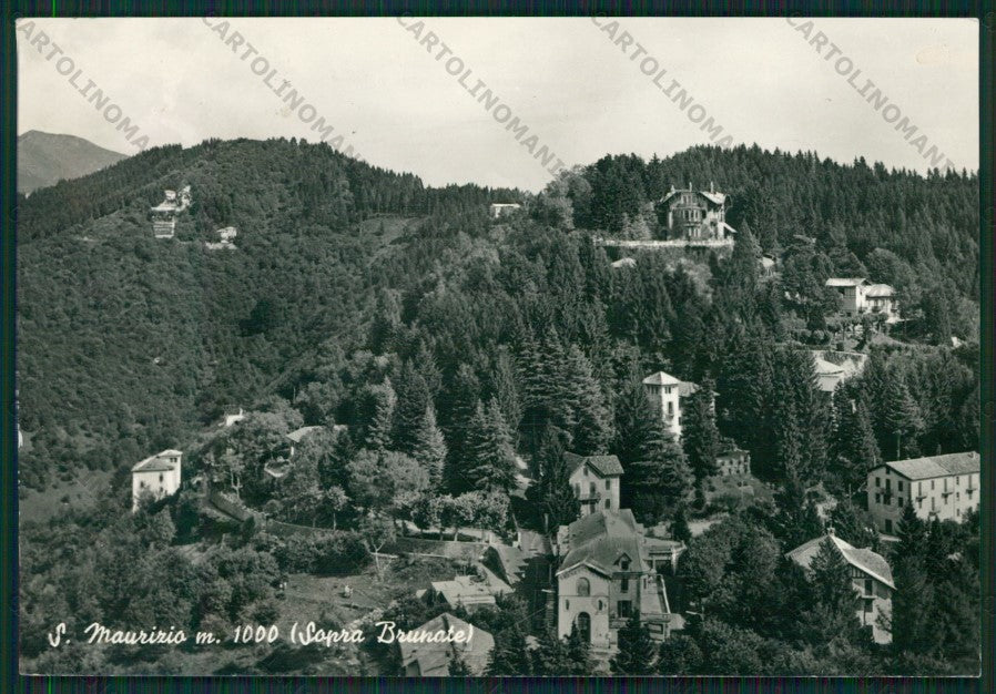 Como Brunate San Maurizio Foto FG cartolina KV8492 – fronte