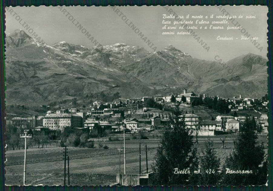 Biella Città Carducci Foto FG cartolina KV8516 – fronte