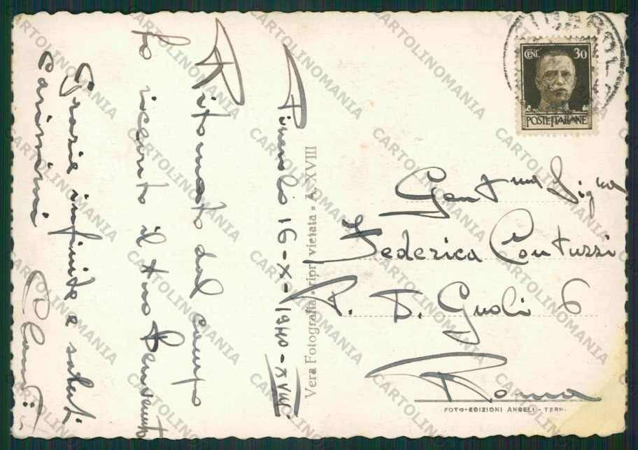 Torino Pinerolo PIEGHINE Foto FG cartolina KV8524 – retro