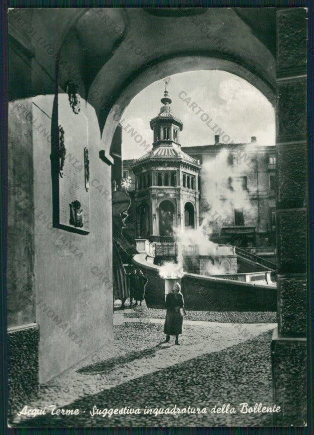 Alessandria Acqui Terme La Bollente Foto FG cartolina KV8525 – fronte