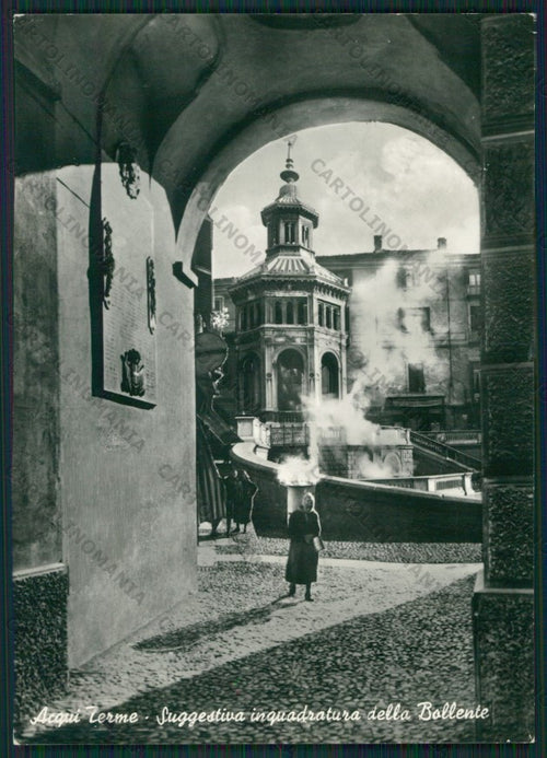 Alessandria Acqui Terme La Bollente Foto FG cartolina KV8525 – fronte