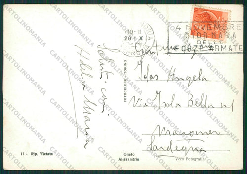 Alessandria Città Foto FG cartolina KV8526 – retro