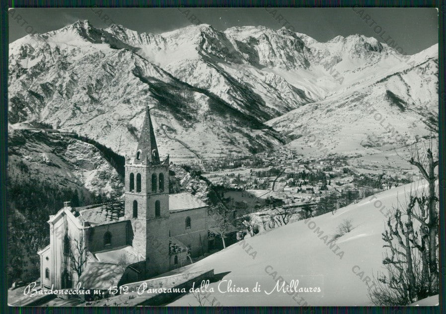 Torino Bardonecchia Millaures Nevicata Foto FG cartolina KV8529 – fronte