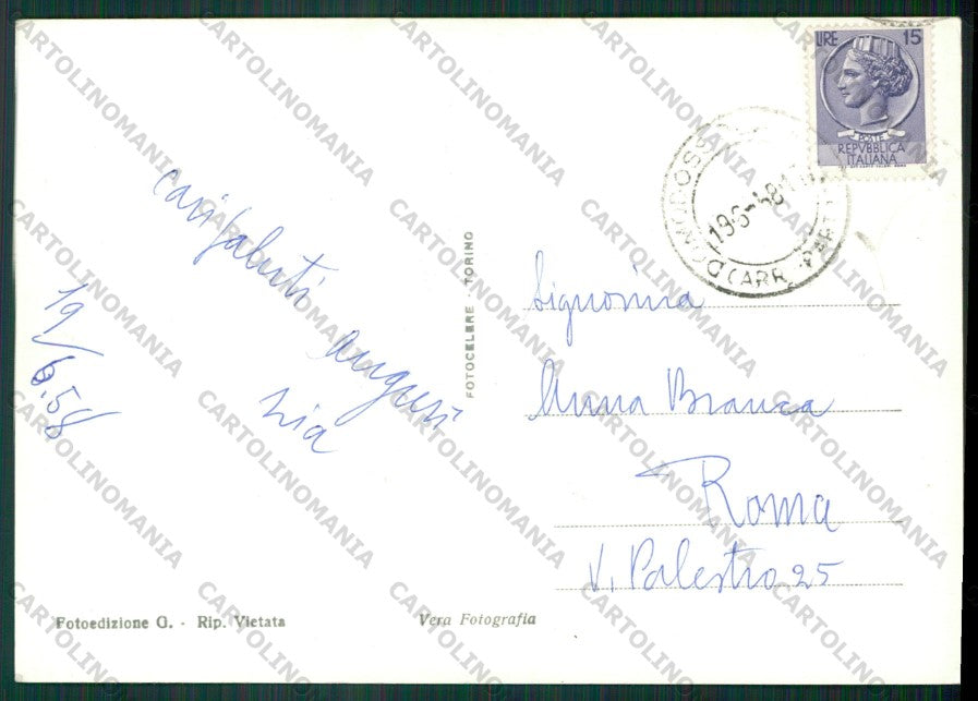Verbania Domodossola Foto FG cartolina KV8538 – retro