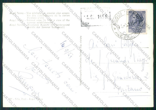 Alessandria Acqui Terme Foto FG cartolina KV8547 – retro