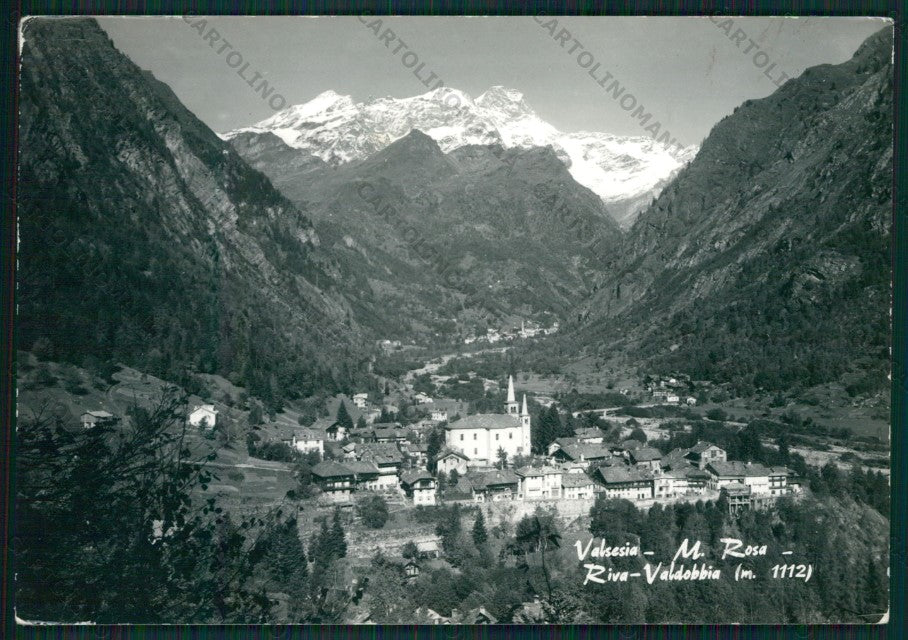 Vercelli Riva Valdobbia Monte Rosa Foto FG cartolina KV8552 – fronte