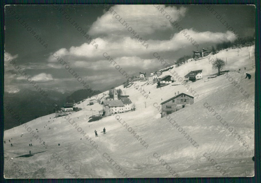 Vercelli Scopello Alpe di Mera Nevicata Sci Foto FG cartolina KV8558 – fronte