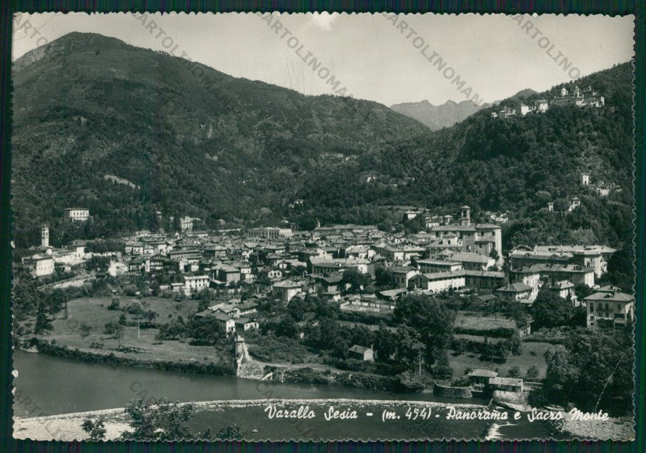 Vercelli Varallo Sesia Santo Monte PIEGHE Foto FG cartolina KV8563 – fronte