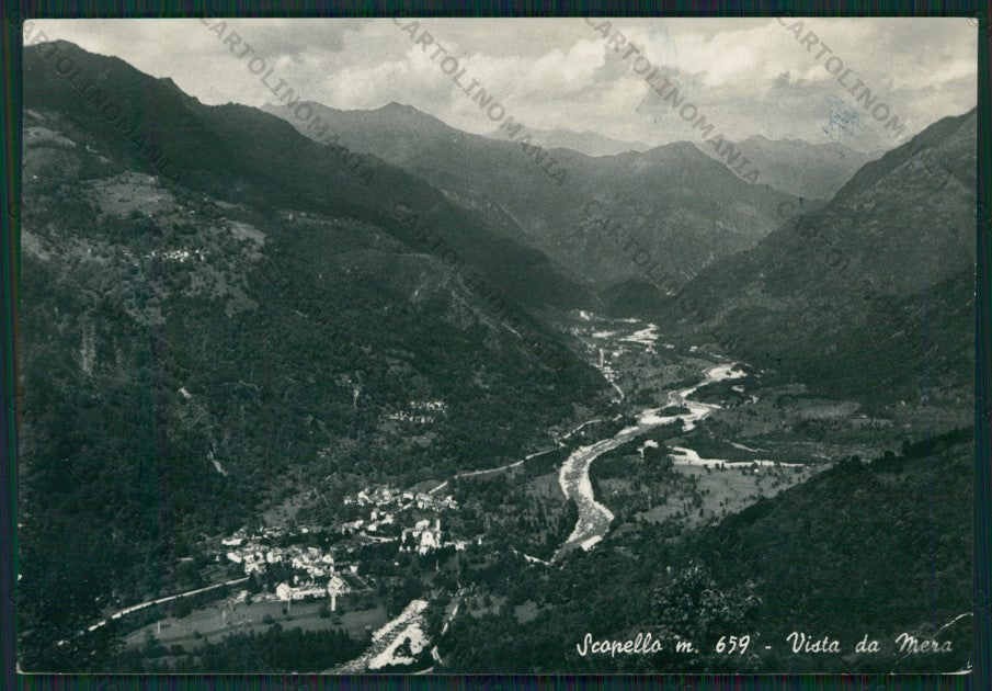 Vercelli Scopello Mera PIEGHINA Foto FG cartolina KV8568 – fronte