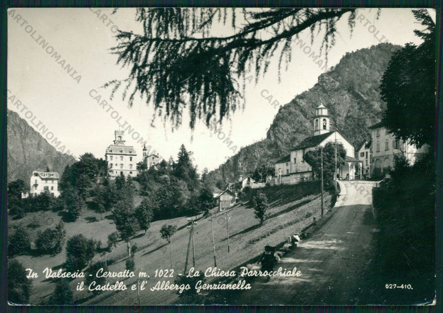 Vercelli Cervatto PIEGA Foto FG cartolina KV8572 – fronte