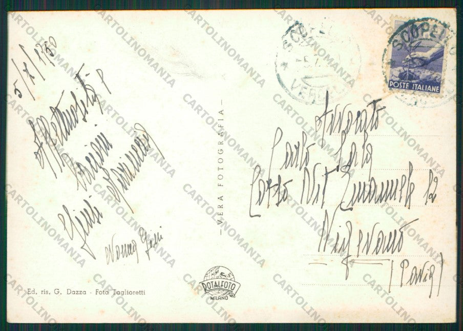Vercelli Scopello Foto FG cartolina KV8574 – retro