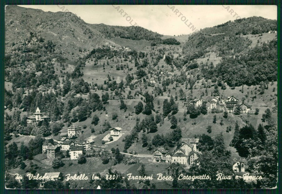 Vercelli Fobello Boco Catognetto Riva Ranco PIEGHINE Foto FG cartolina KV8577 – fronte